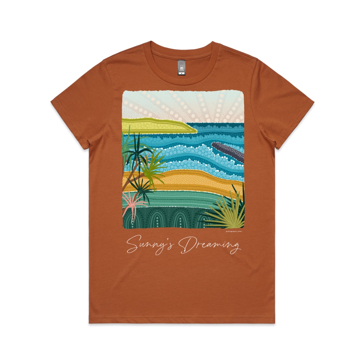 Sunny's Dreaming | Women's t-shirt with white text