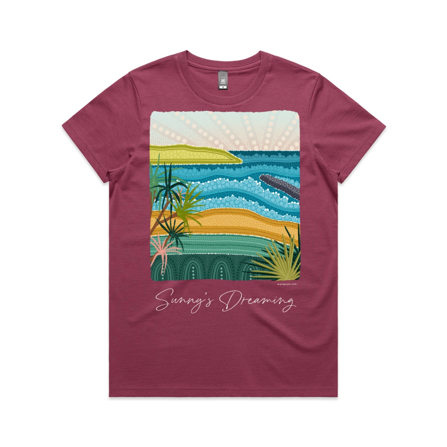 Sunny's Dreaming | Women's t-shirt with white text