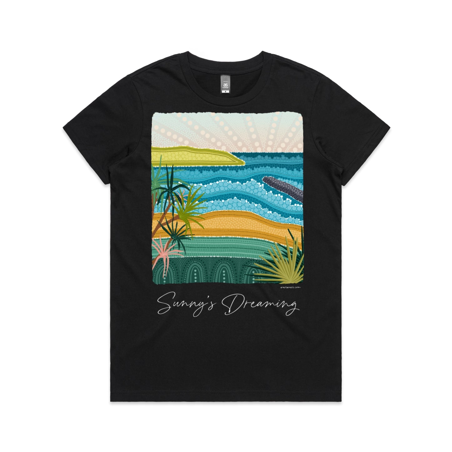 Sunny's Dreaming | Women's t-shirt with white text