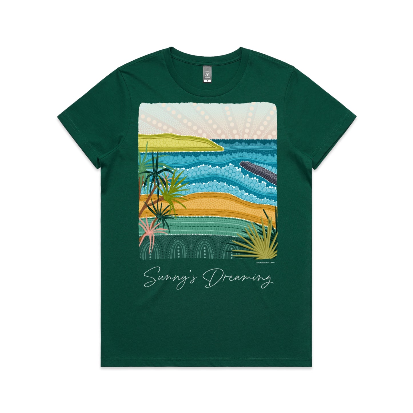 Sunny's Dreaming | Women's t-shirt with white text