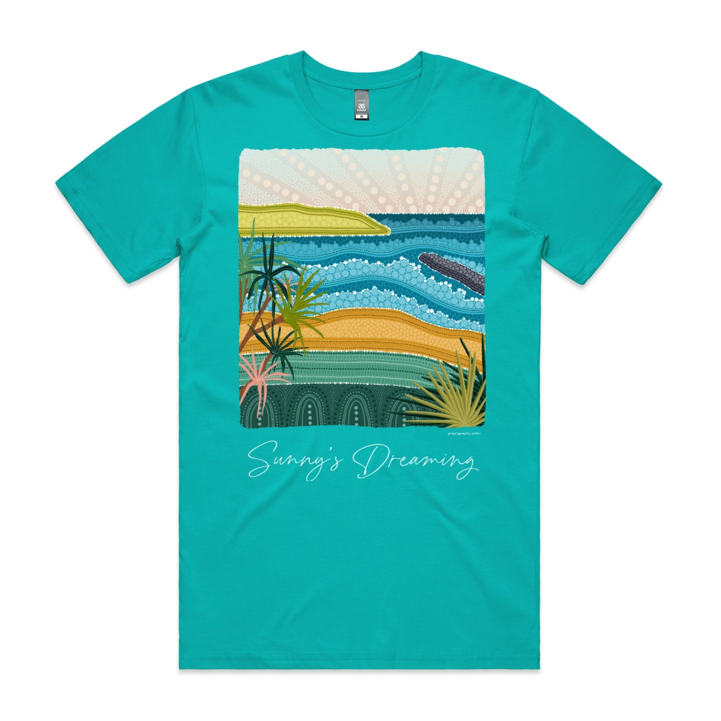 Sunny's Dreaming | Men's t-shirt with white text