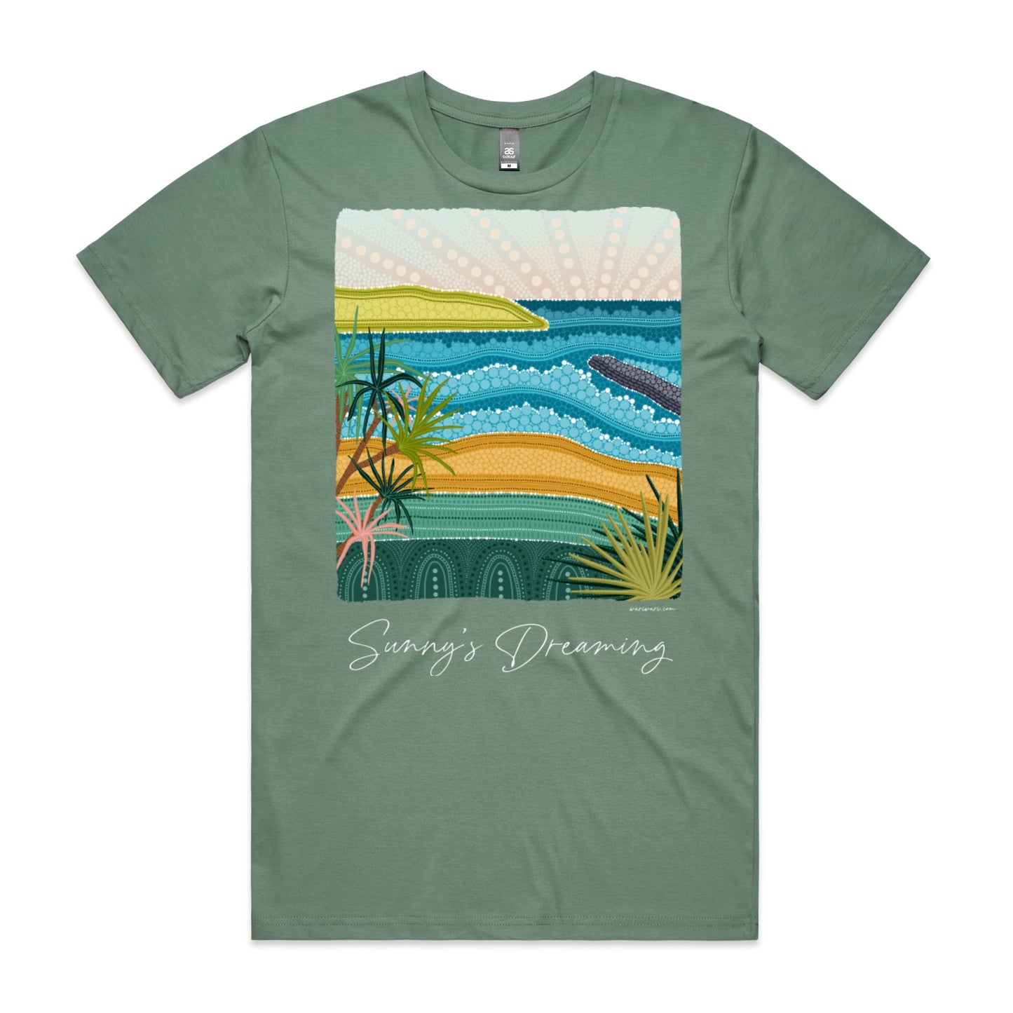 Sunny's Dreaming | Men's t-shirt with white text