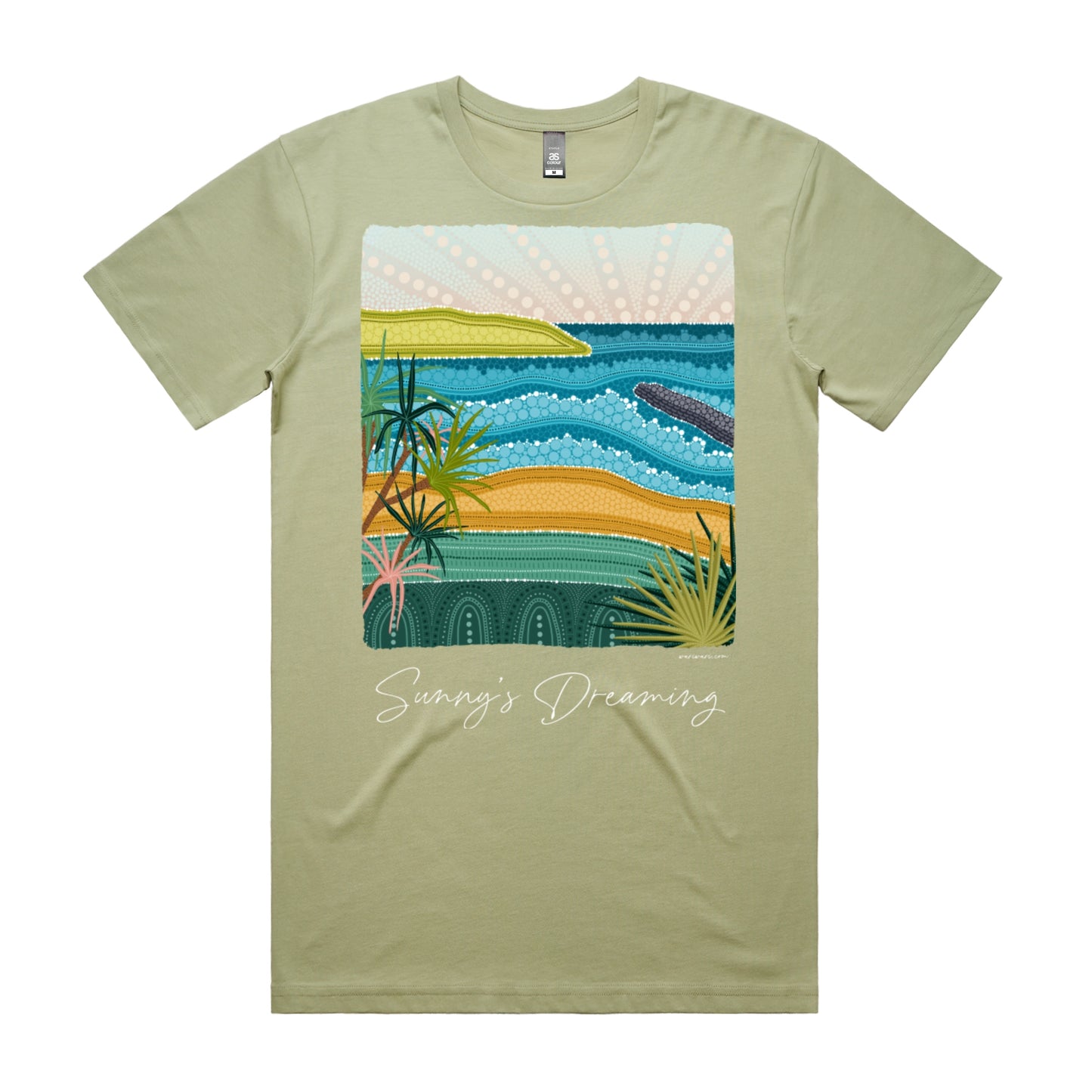 Sunny's Dreaming | Men's t-shirt with white text