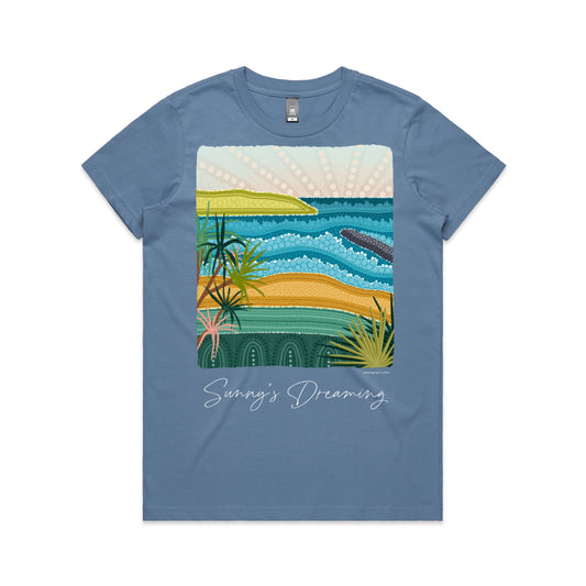 Sunny's Dreaming | Women's t-shirt with white text