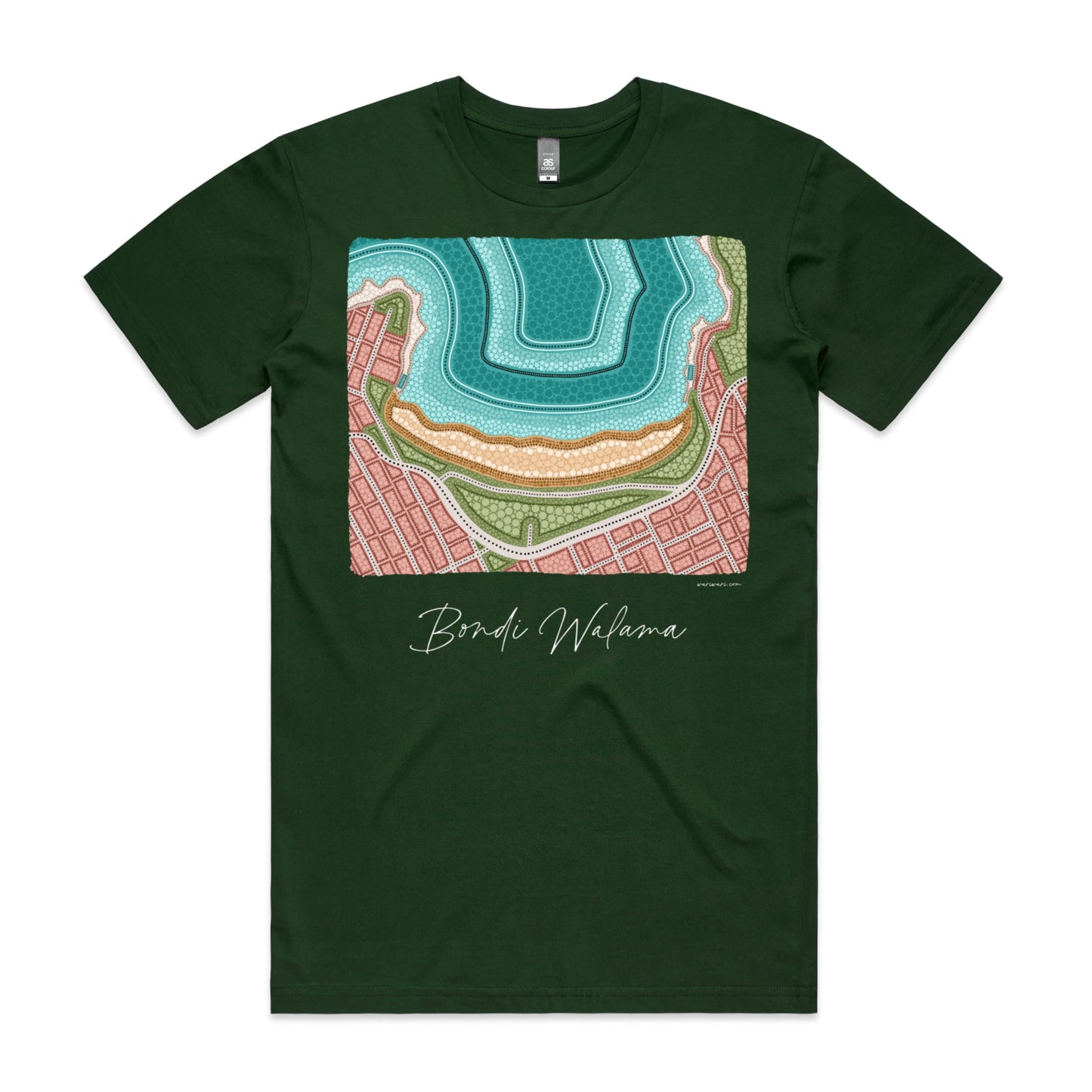 Bondi Walama | Men's t-shirt with white text