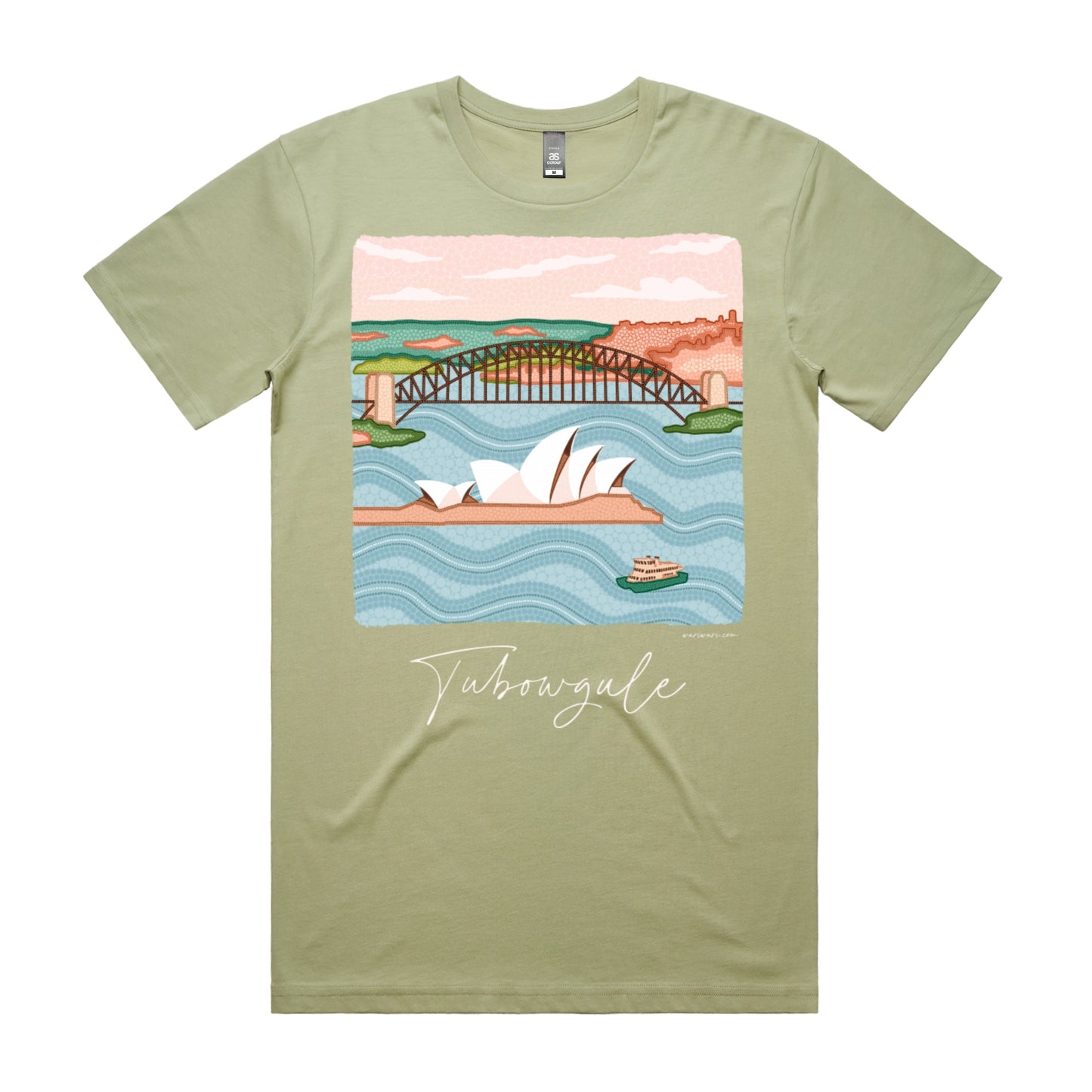 Tubowgule | Men's t-shirt with white text