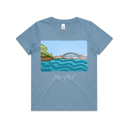 Me-Mel | Kid's t-shirt with white text