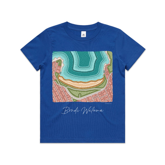 Bondi Walama | Kid's t-shirt with white text