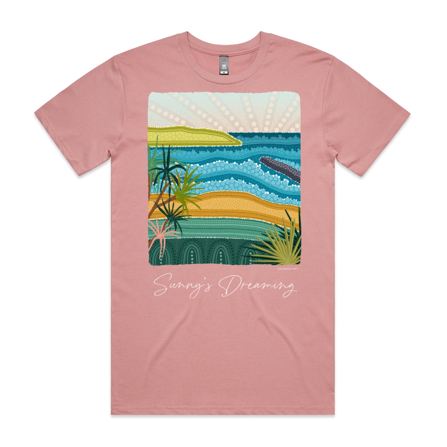 Sunny's Dreaming | Men's t-shirt with white text