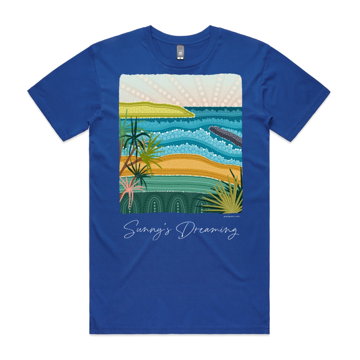 Sunny's Dreaming | Men's t-shirt with white text