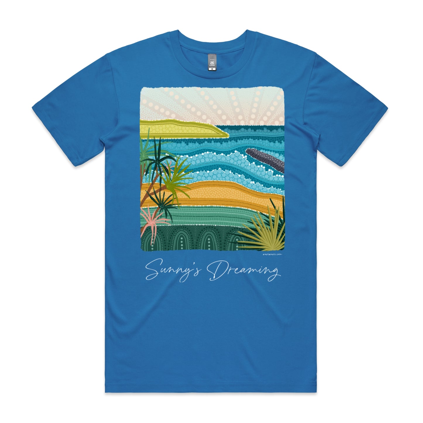 Sunny's Dreaming | Men's t-shirt with white text