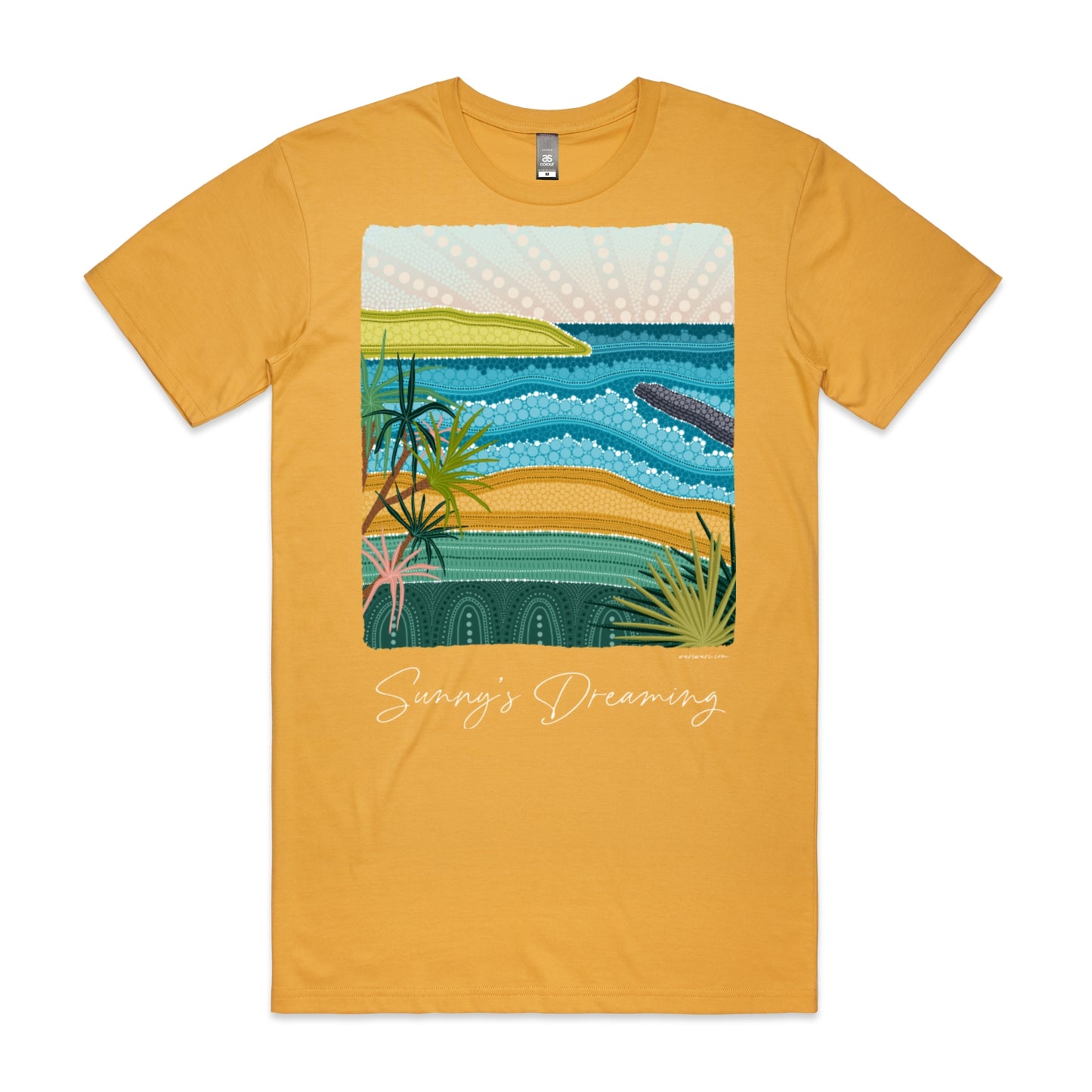 Sunny's Dreaming | Men's t-shirt with white text