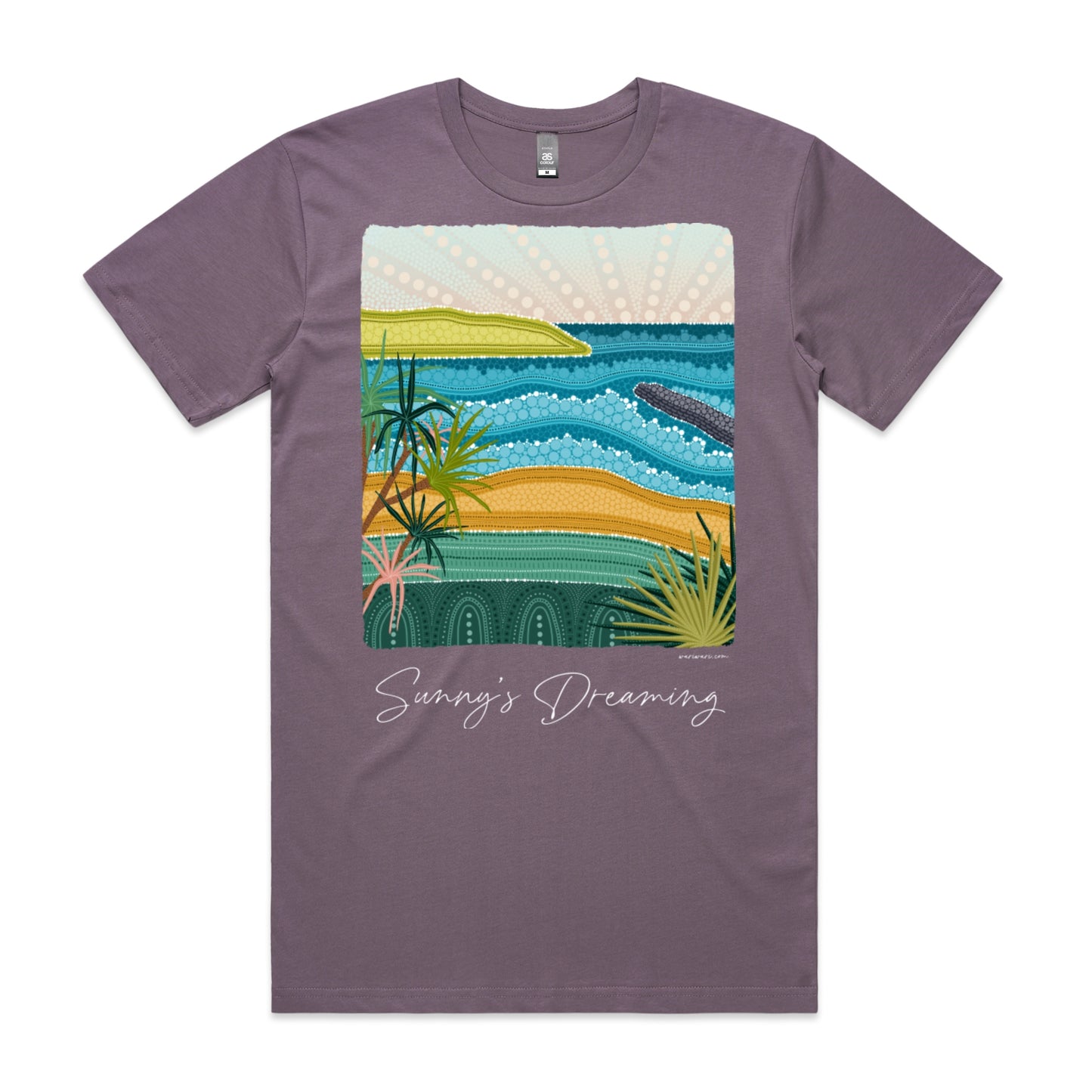 Sunny's Dreaming | Men's t-shirt with white text
