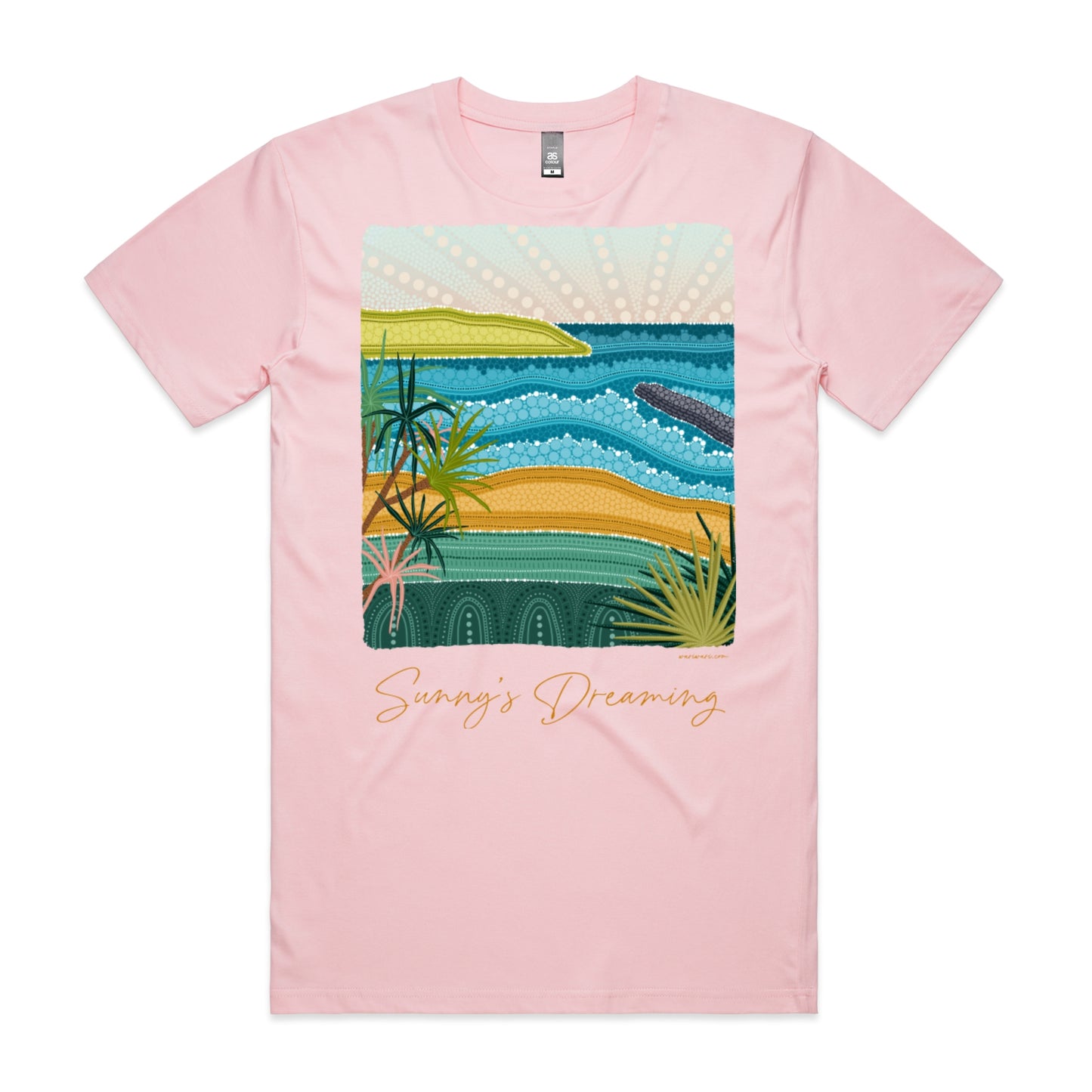 Sunny's Dreaming | Men's t-shirt with orange text