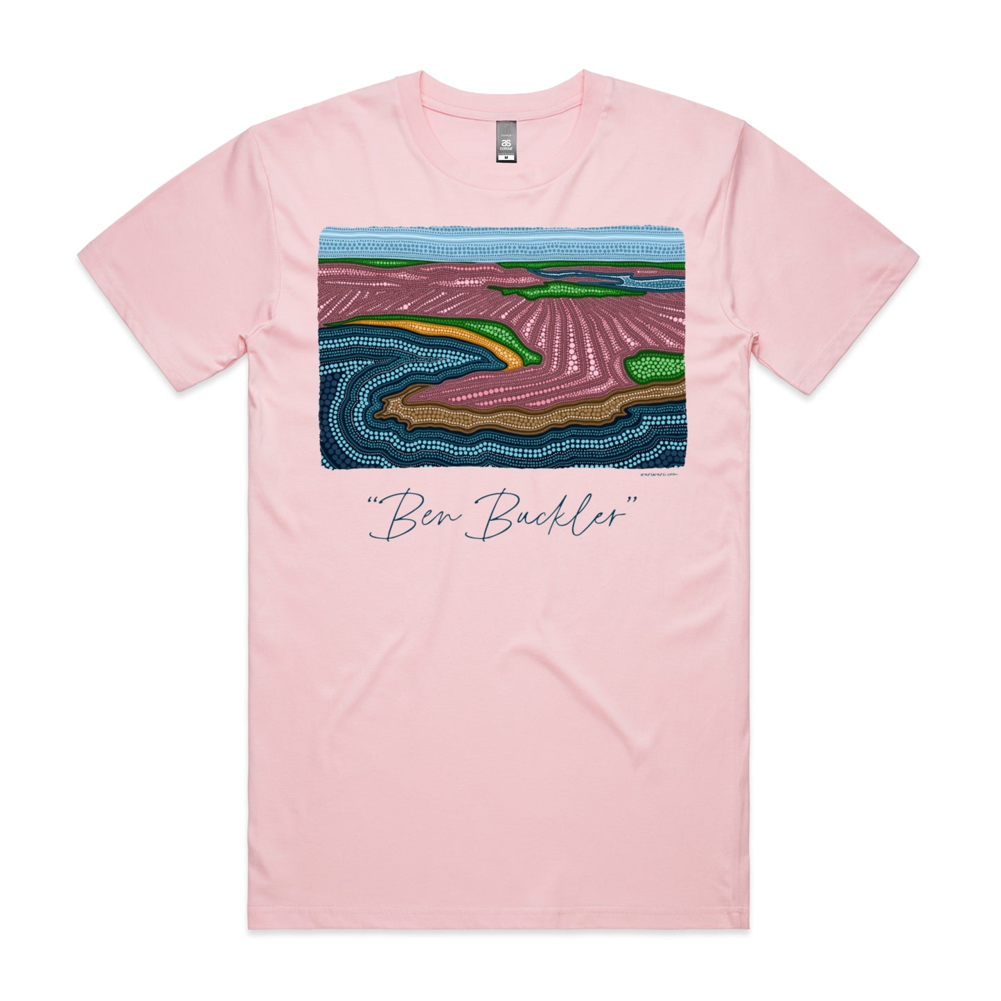 Ben Buckler | Men's t-shirt with navy text