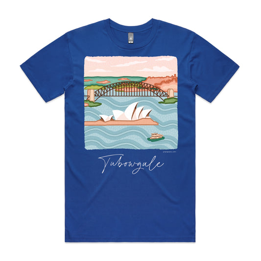 Tubowgule | Men's t-shirt with white text