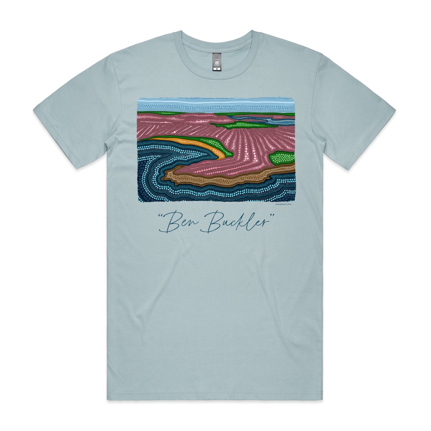 Ben Buckler | Men's t-shirt with navy text