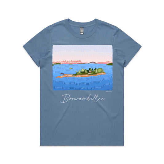 Boowambillee | Women's t-shirt with white text