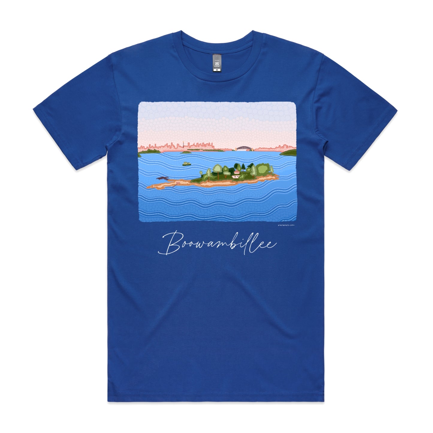 Boowambillee | Men's t-shirt with white text