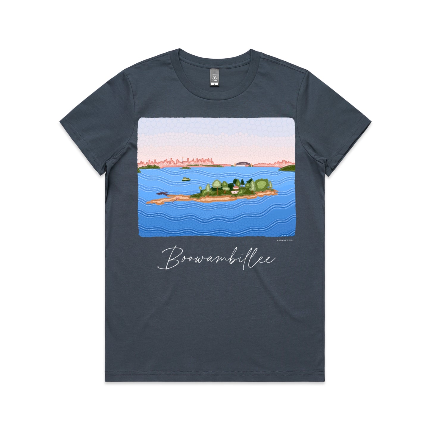 Boowambillee | Women's t-shirt with white text