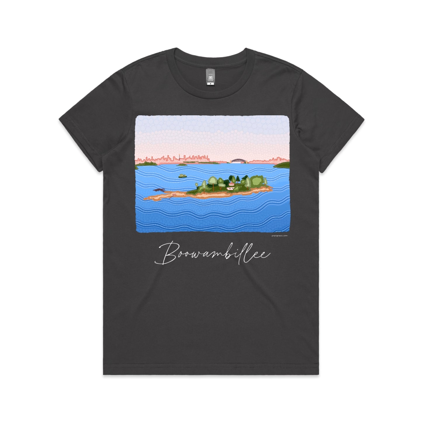 Boowambillee | Women's t-shirt with white text