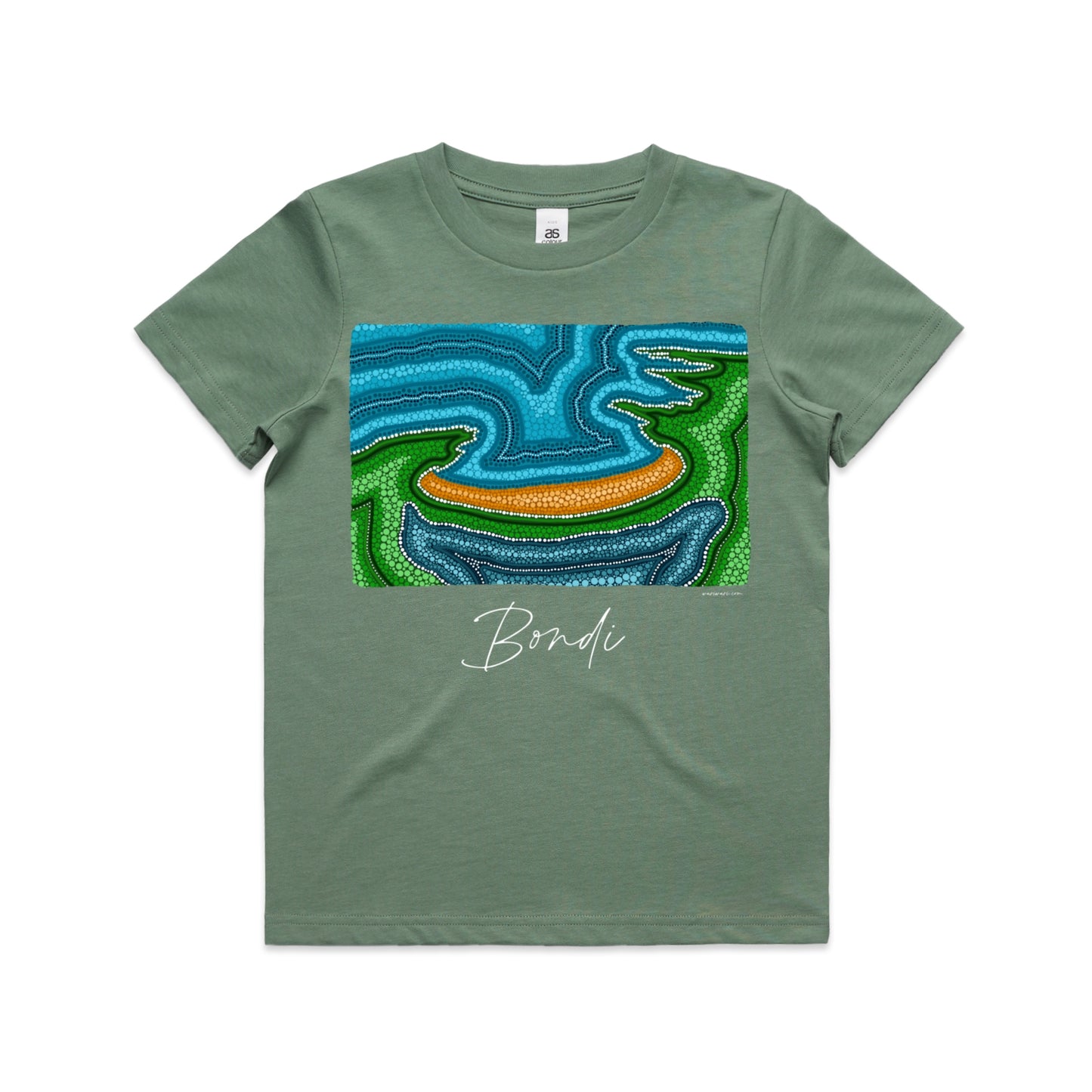 Old Bondi | Kid's t-shirt with white text