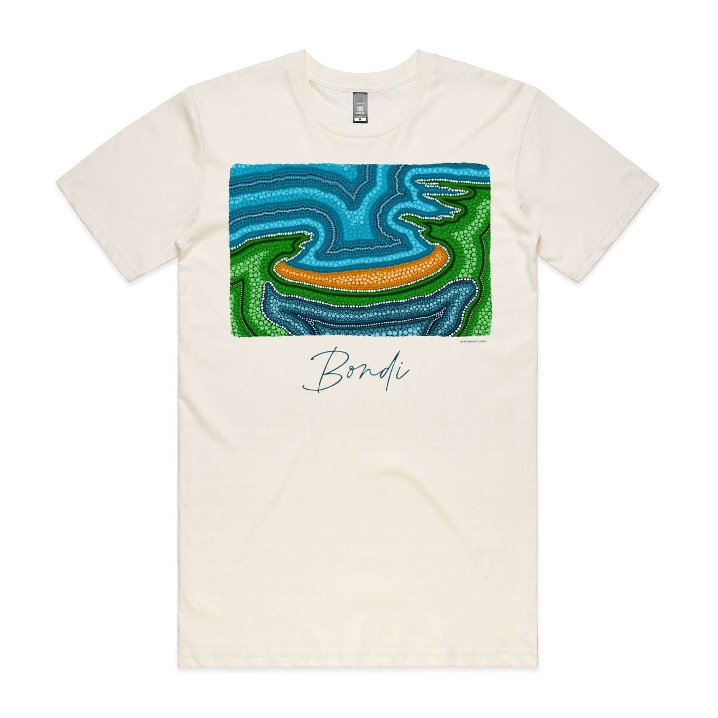 Old Bondi | Men's t-shirt with navy text