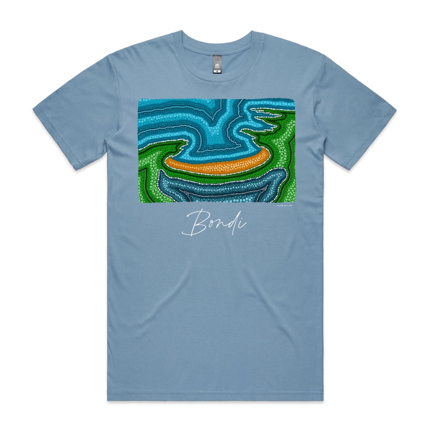 Old Bondi | Men's t-shirt with white text