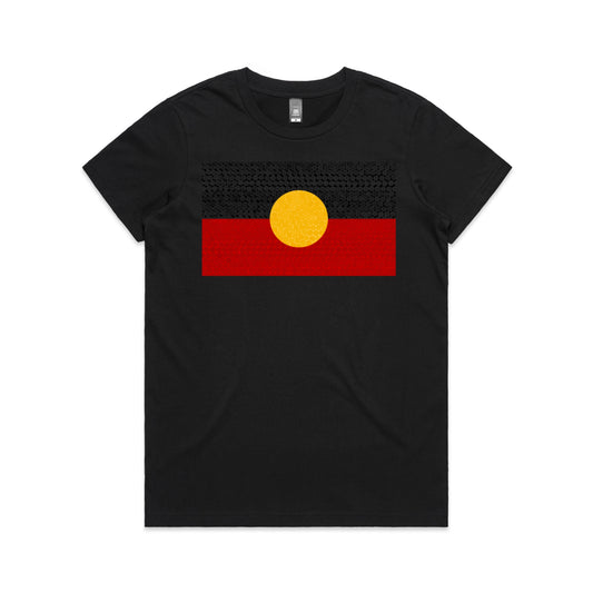 Aboriginal dot flag | Women's t-shirt