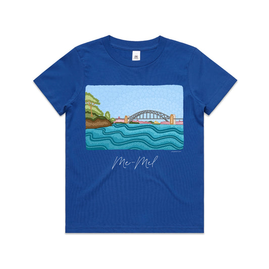 Me-Mel | Kid's t-shirt with white text