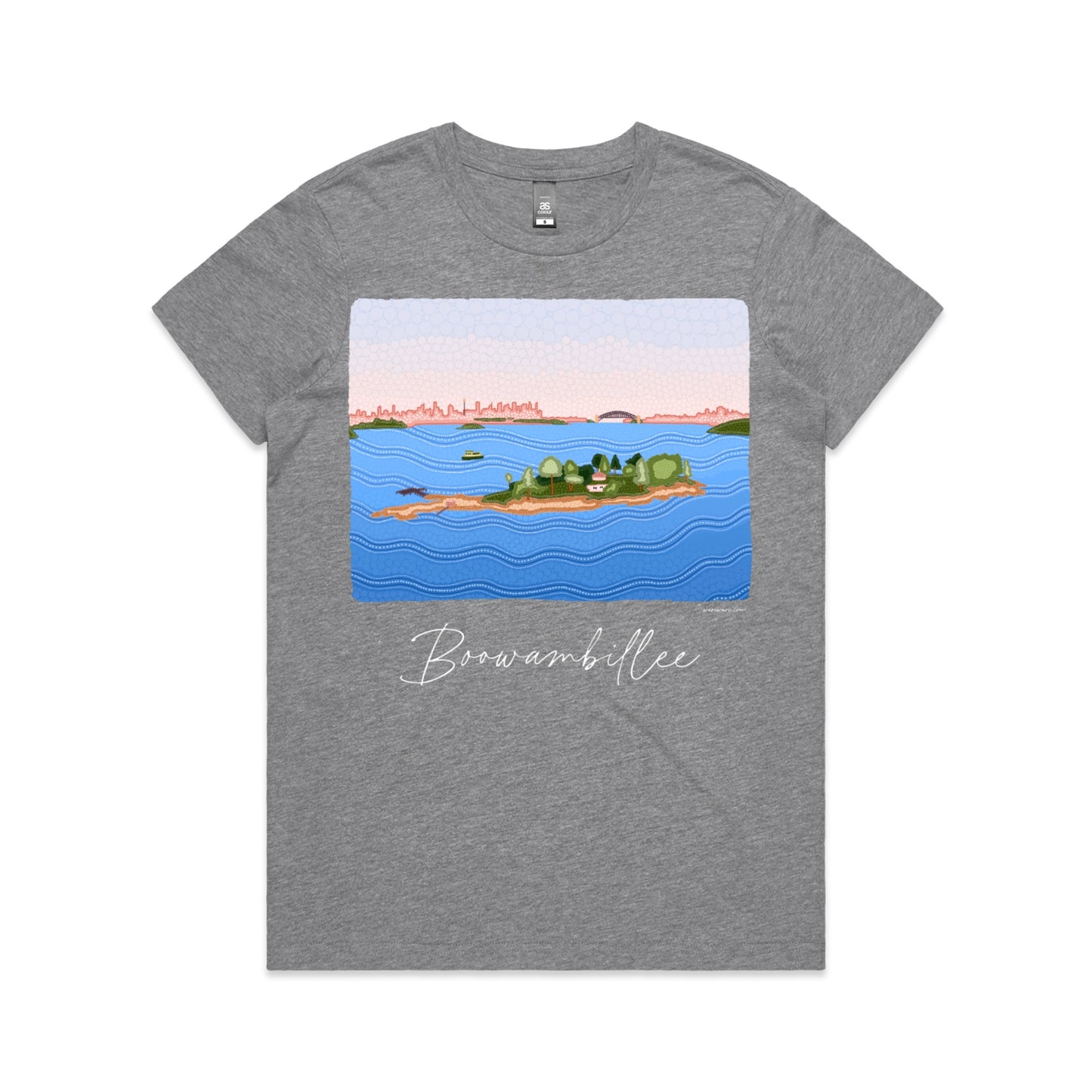 Boowambillee | Women's t-shirt with white text