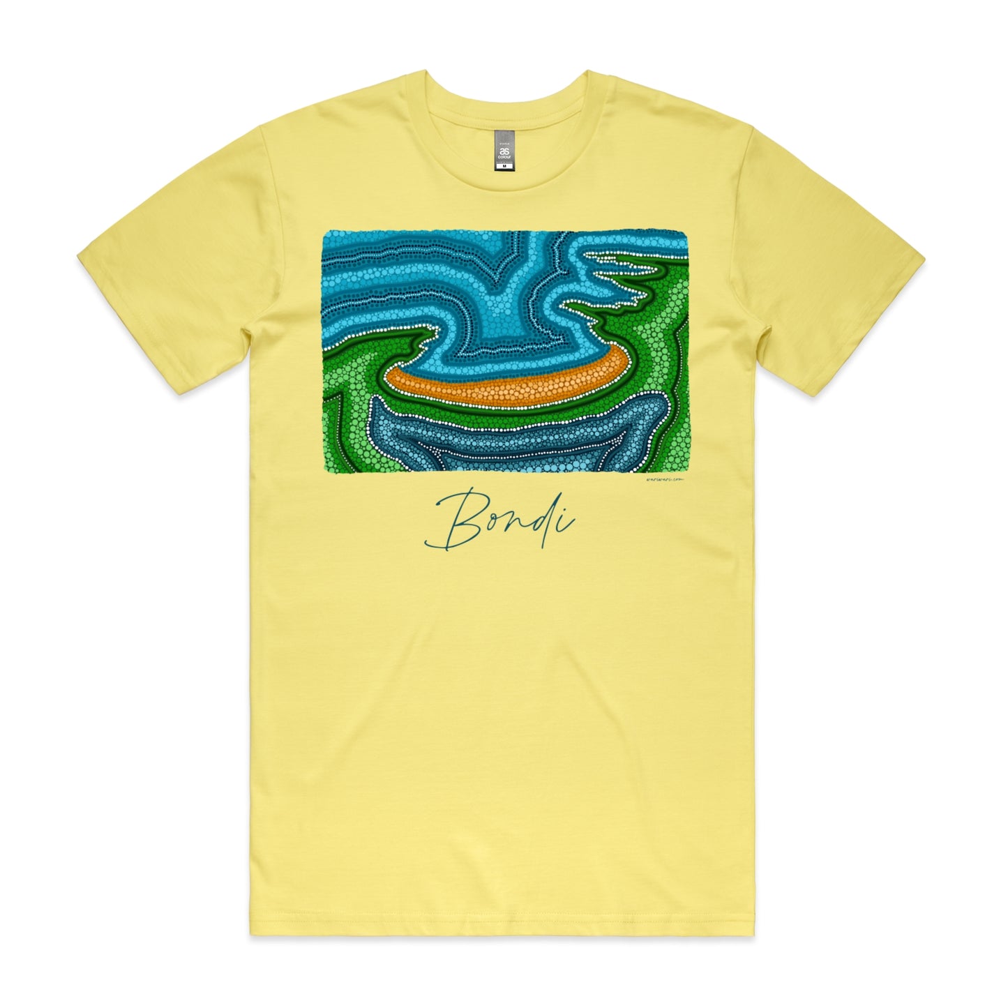 Old Bondi | Men's t-shirt with navy text