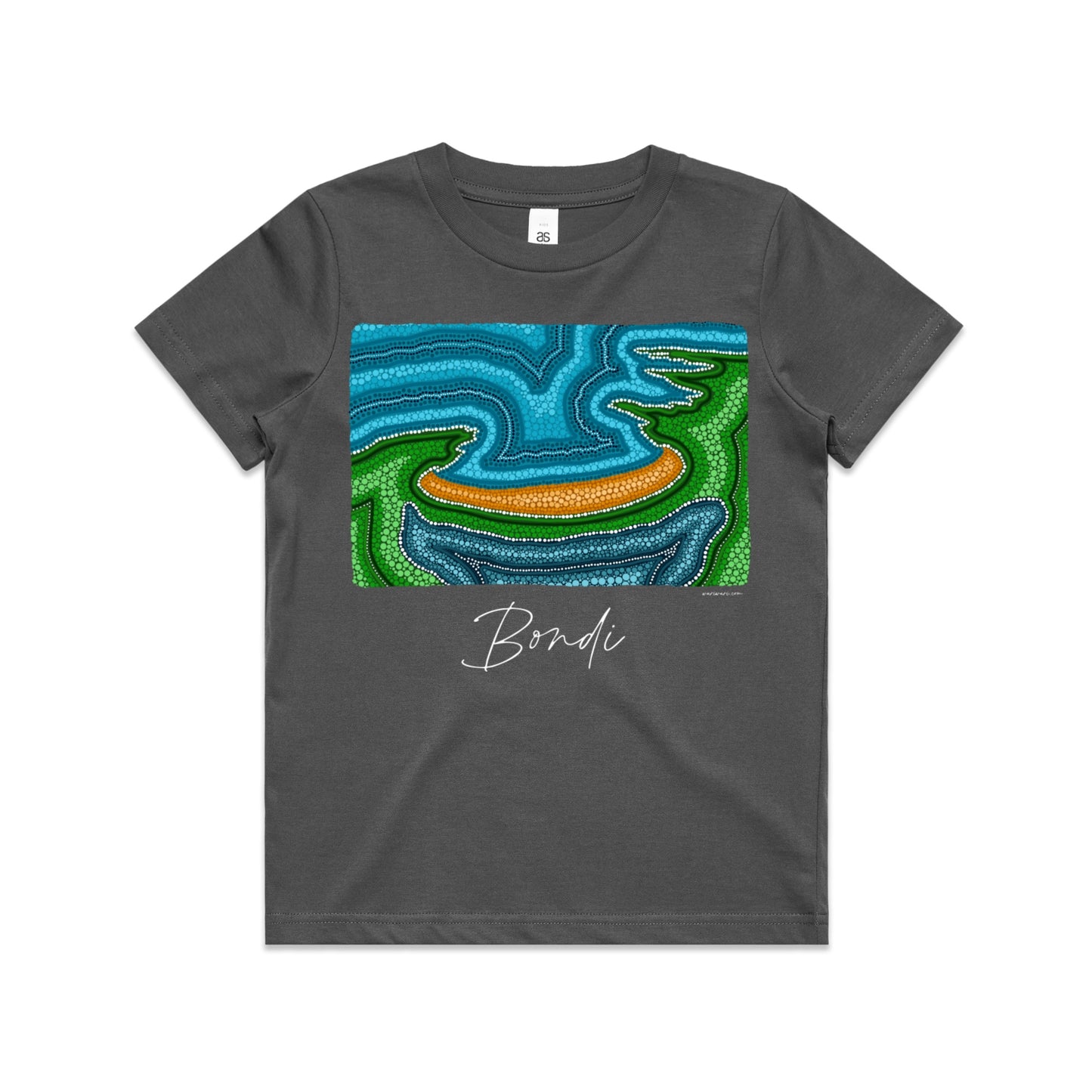 Old Bondi | Kid's t-shirt with white text