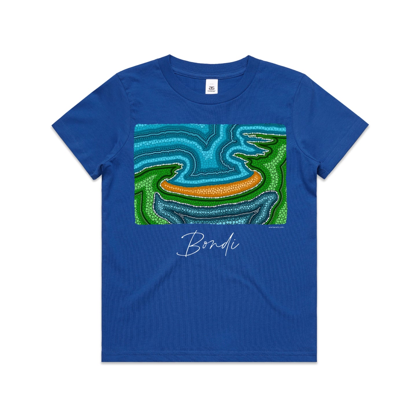 Old Bondi | Kid's t-shirt with white text