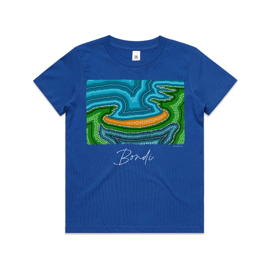 Old Bondi | Kid's t-shirt with white text