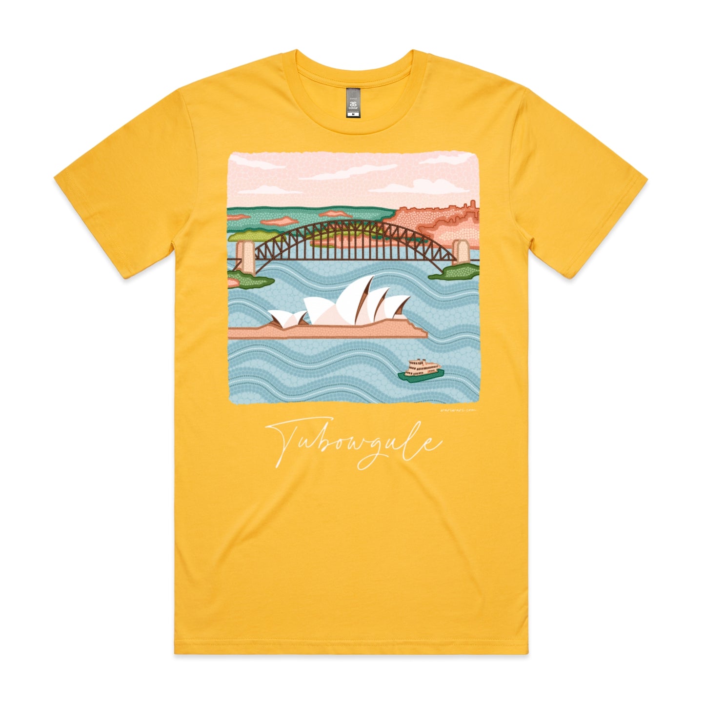 Tubowgule | Men's t-shirt with white text