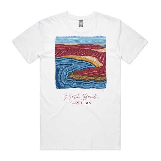 North Bondi Surf Clan | Men's t-shirt with maroon text