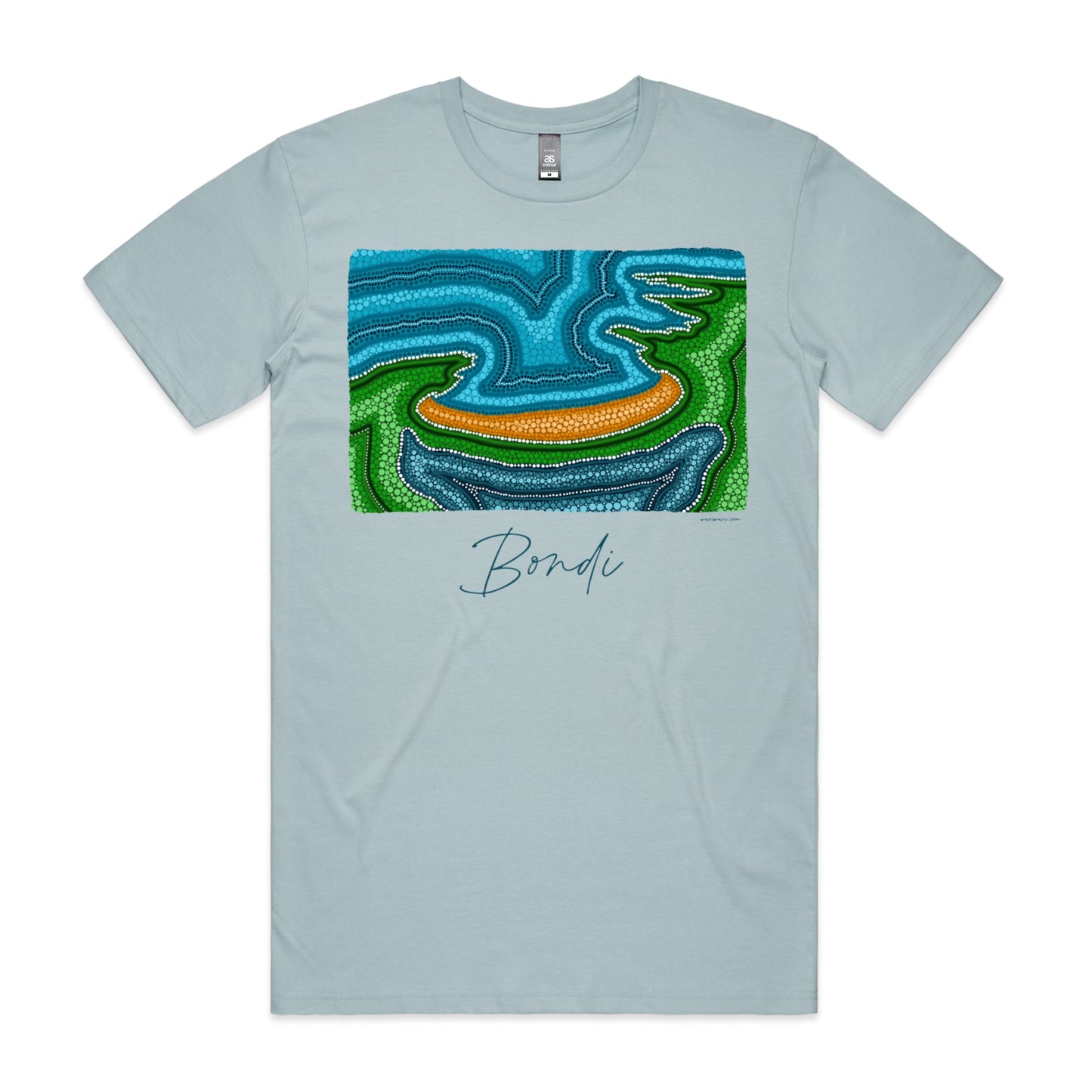 Old Bondi | Men's t-shirt with navy text