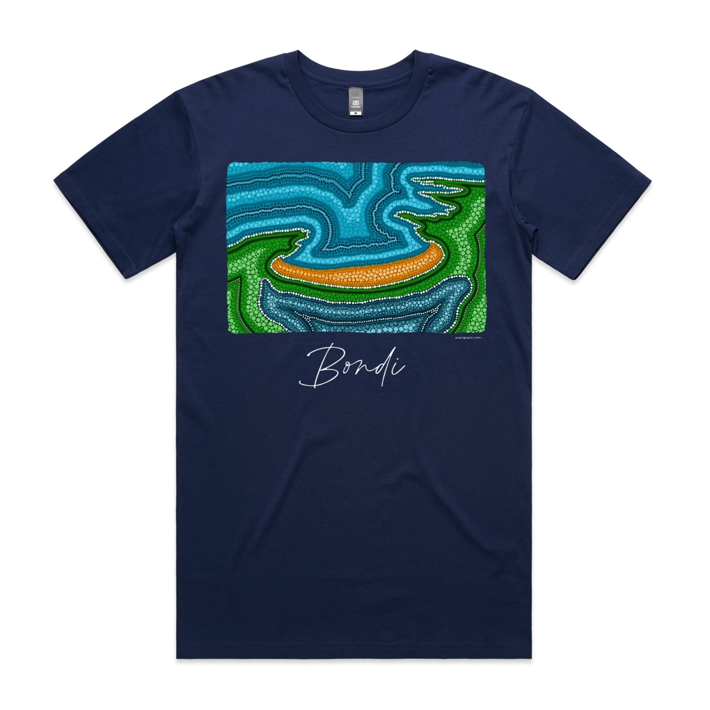 Old Bondi | Men's t-shirt with white text