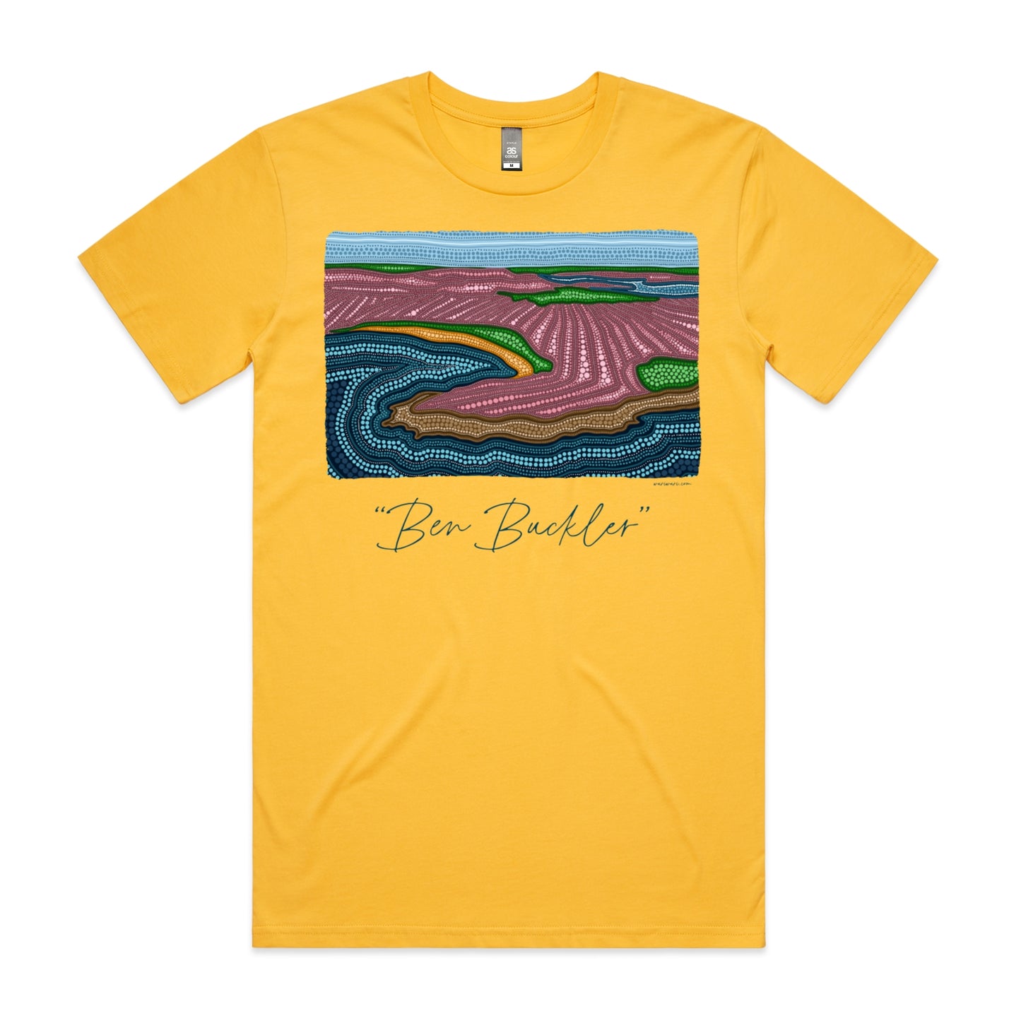 Ben Buckler | Men's t-shirt with navy text