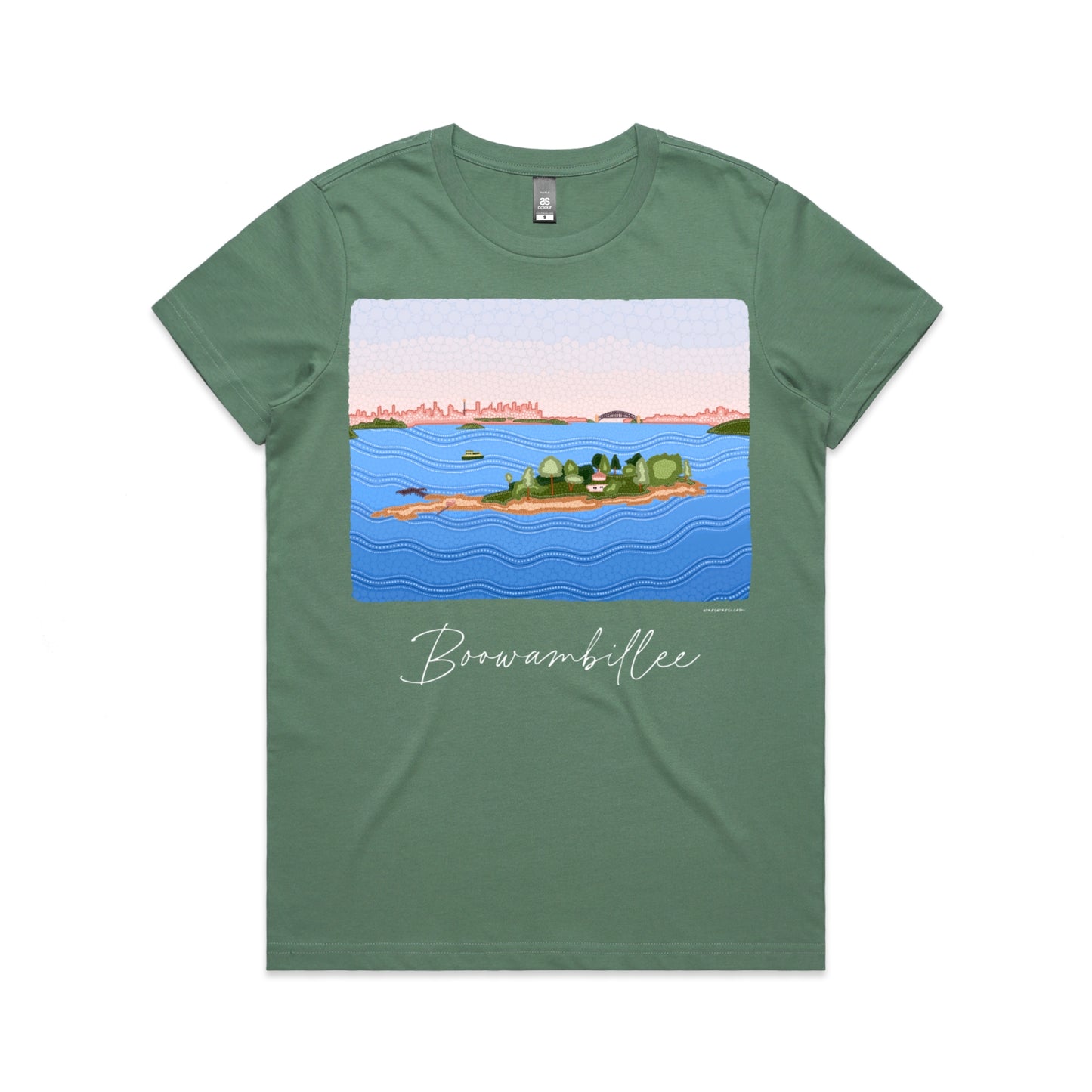 Boowambillee | Women's t-shirt with white text