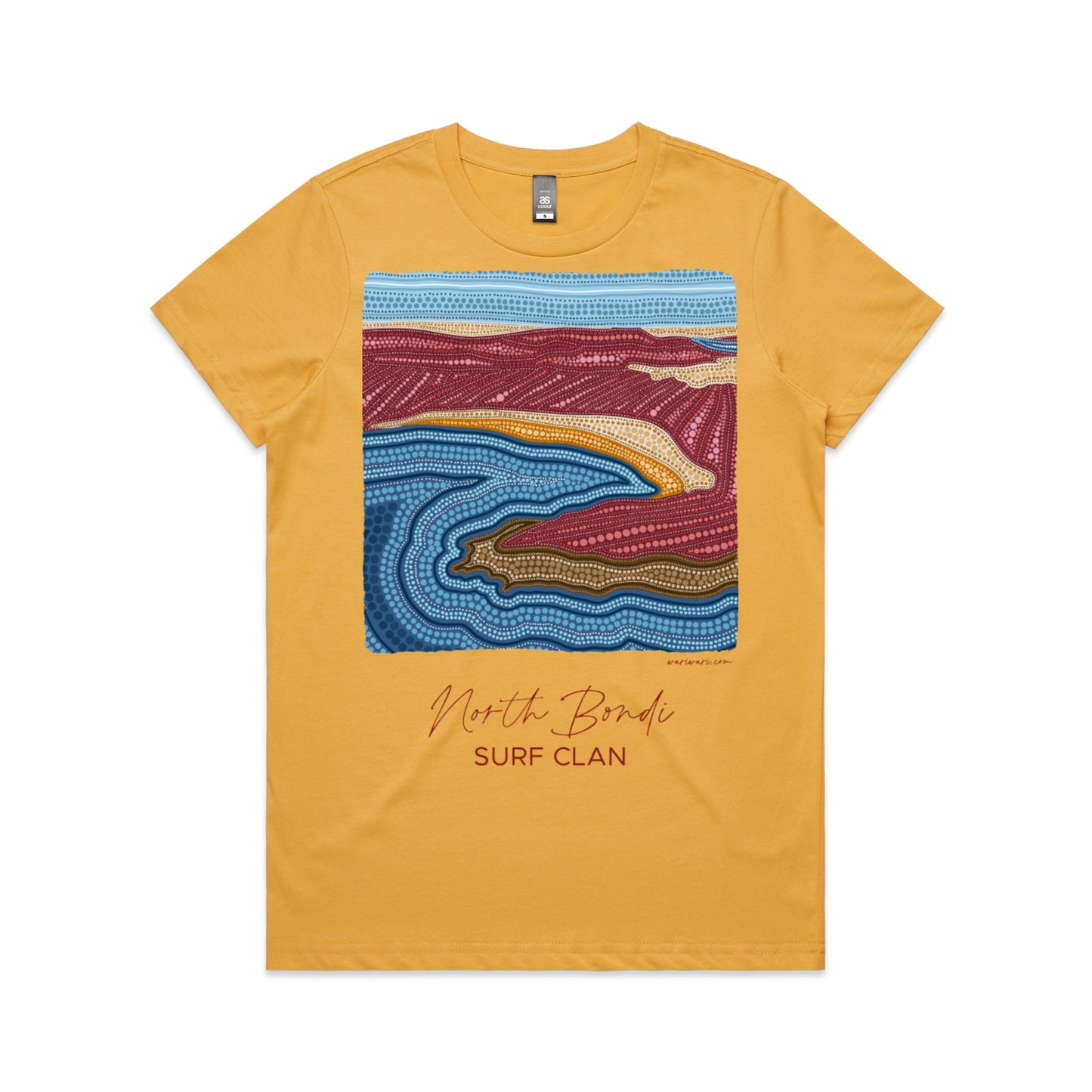 North Bondi Surf Clan | Women's t-shirt with maroon text