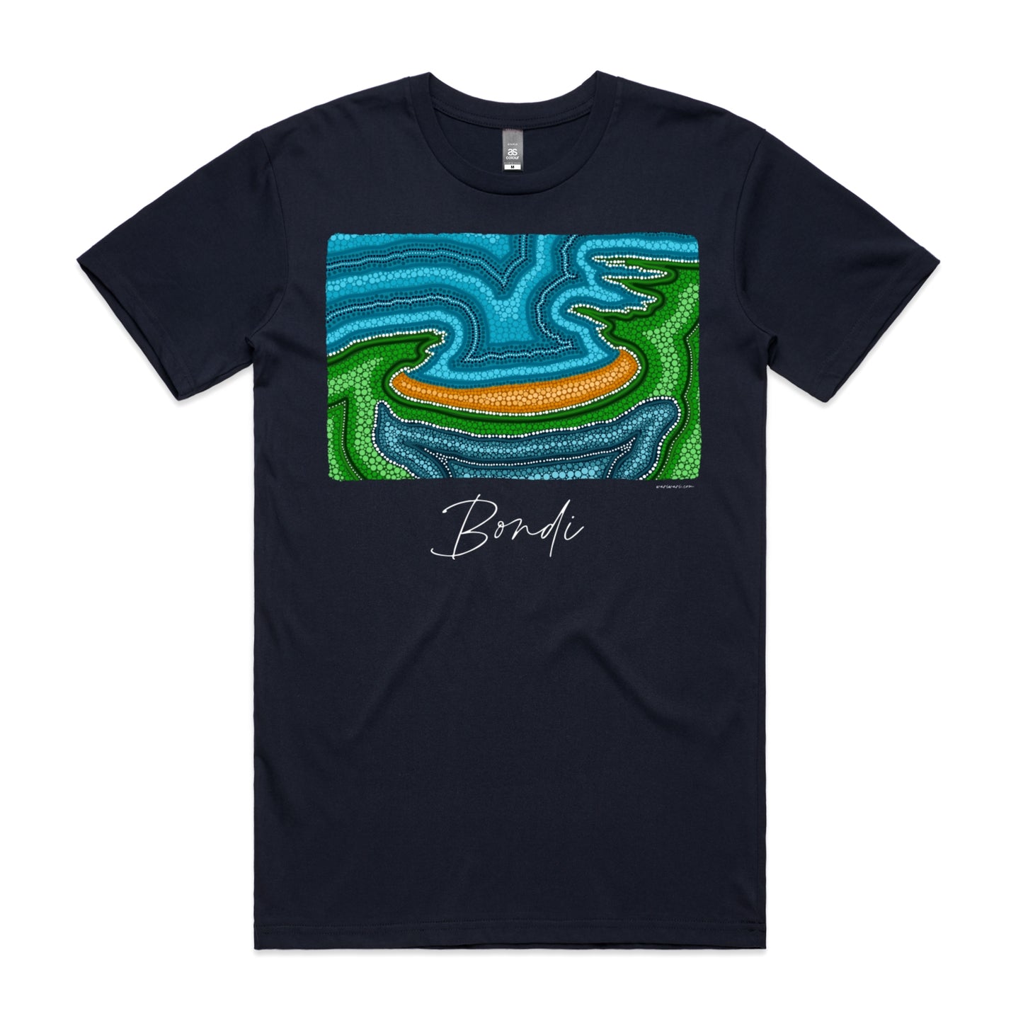 Old Bondi | Men's t-shirt with white text