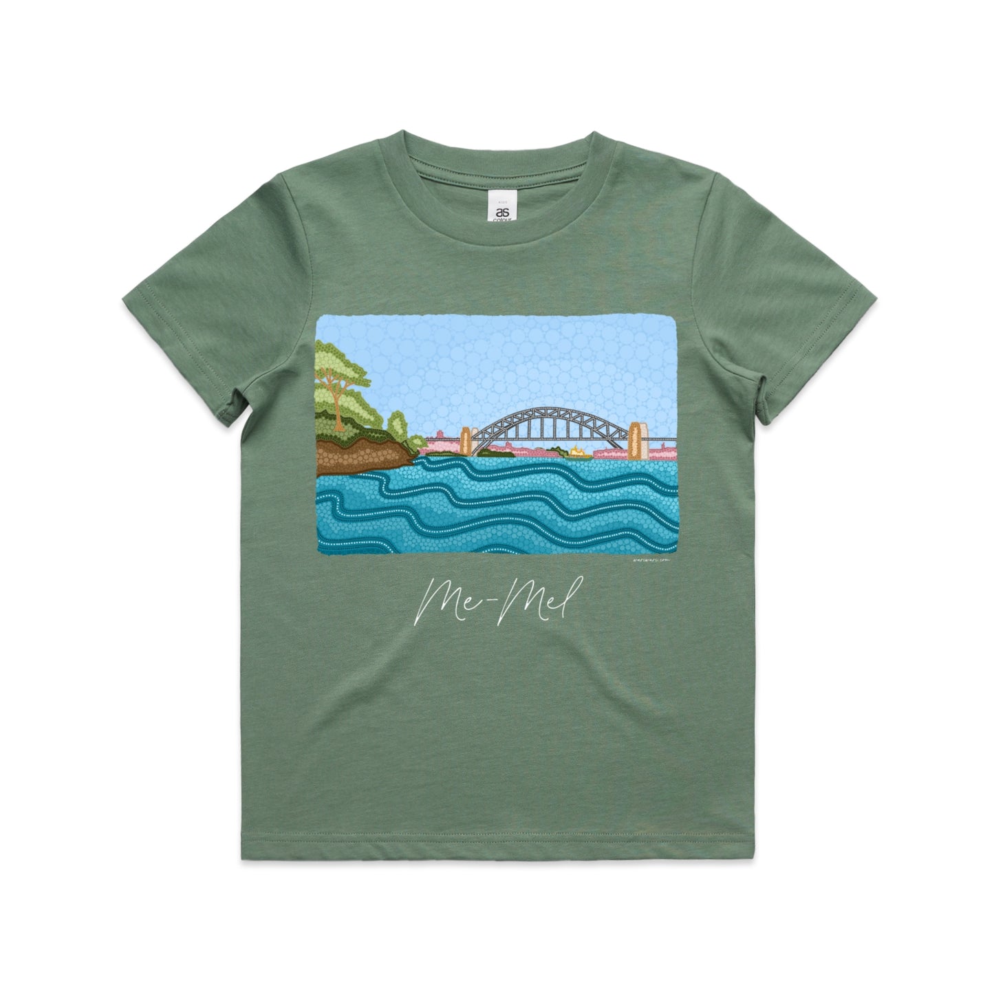 Me-Mel | Kid's t-shirt with white text