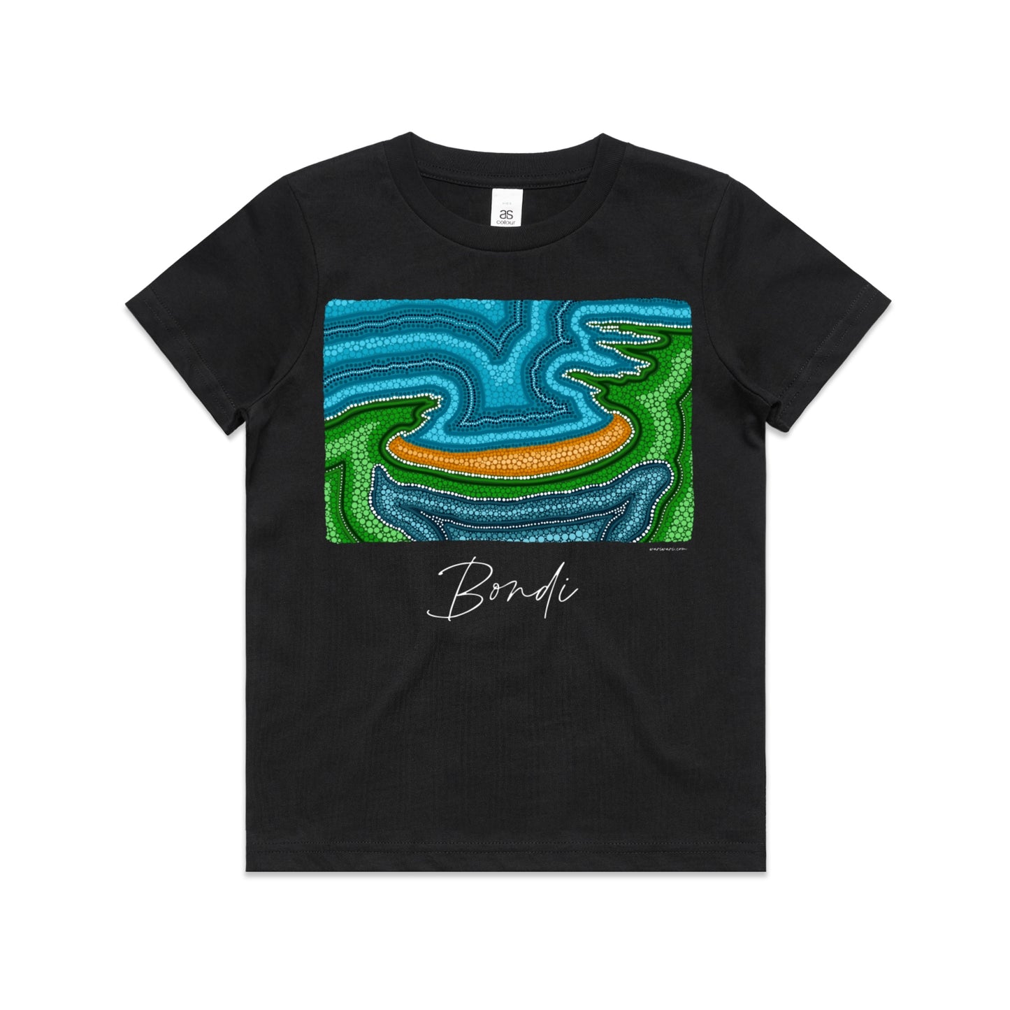 Old Bondi | Kid's t-shirt with white text