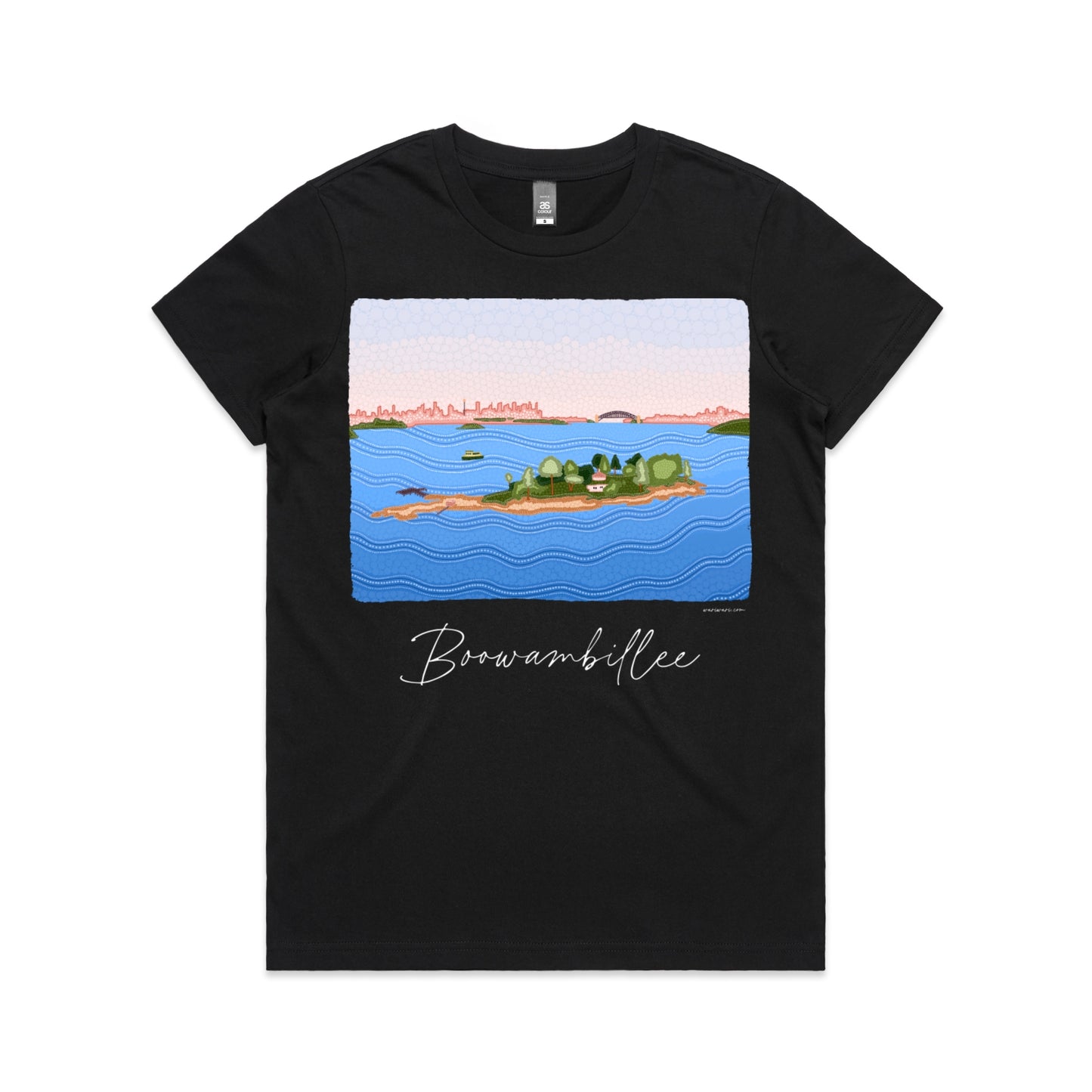 Boowambillee | Women's t-shirt with white text