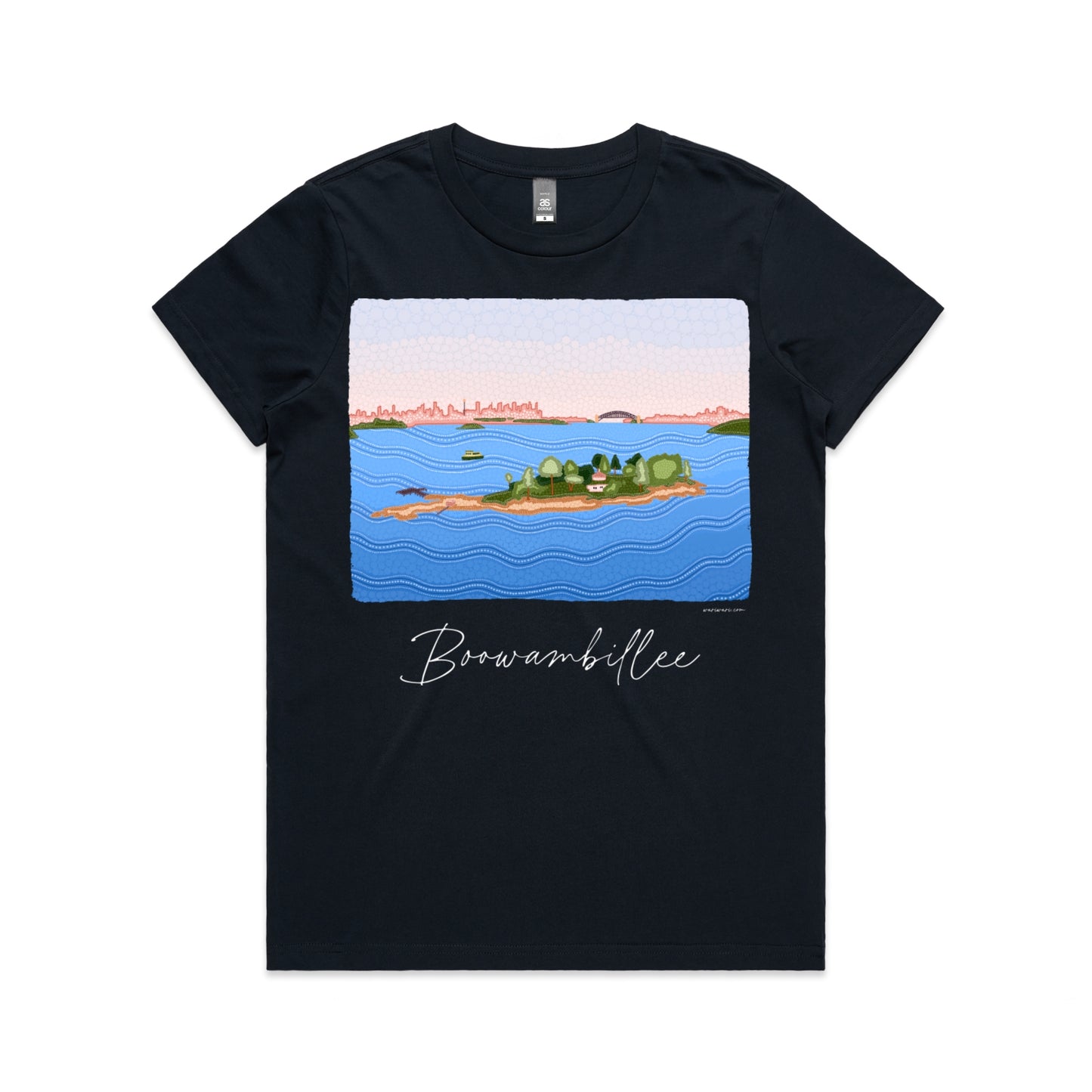 Boowambillee | Women's t-shirt with white text